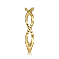 Discount Gabriel & Co. 14K Yellow Gold Plain Twisted Stackable Ring