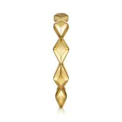 Gabriel & Co. 14K Yellow Gold Rhombus Station Ring
