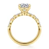 Gabriel & Co. 14K Yellow Gold Round Diamond Engagement Ring