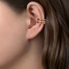 Sale Gabriel & Co. 14K Yellow Gold Single Diamond Single Ear Cuff