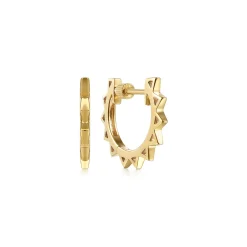 Sale Gabriel & Co. 14K Yellow Gold Spike Huggie Earrings