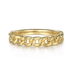 Best Gabriel & Co. 14K Yellow Gold Stackable Ring