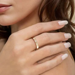 Best Gabriel & Co. 14K Yellow Gold Stackable Ring