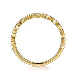 Online Gabriel & Co. 14K Yellow Gold Star Shape Stackable Ring