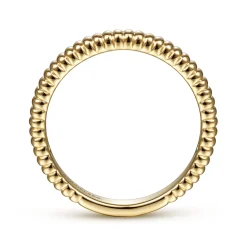 Gabriel & Co. 14K Yellow Gold Textured Stackable Ring