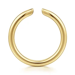 Gabriel & Co. 14K Yellow Gold Thin Open Anniversary Band