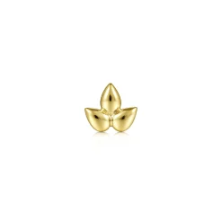 Online Gabriel & Co. 14K Yellow Gold Triple Teardrop Single Stud Earring