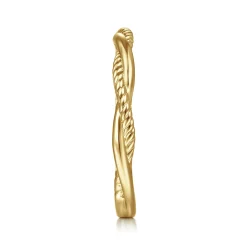 Gabriel & Co. 14K Yellow Gold Twisted Rope Intertwining Ring