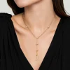 Hot Gabriel & Co. 14K Yellow Plain Gold Bujukan Link Chain Y Necklace