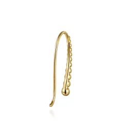Outlet Gabriel & Co. 14K Yellow Plain Gold Graduating Bujukan Ball Drop Frenchwire Earrings