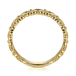 New Gabriel & Co. 14K Yellow Plain Gold Stackable Ring