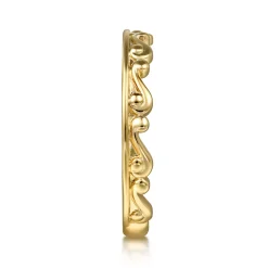 Hot Gabriel & Co. 14K Yellow Plain Gold Stackable Ring