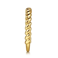 Gabriel & Co. 14K Yellow Plain Gold Stackable Ring
