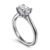 Clearance Gabriel & Co. Larissa - 14K White Gold East West Oval Solitaire Engagement Ring
