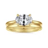 Hot Gabriel & Co. Larissa - 14K Yellow Gold East West Oval Solitaire Engagement Ring
