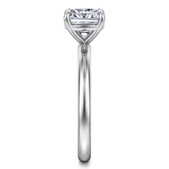 Hot Gabriel & Co. Lark - 14K White Gold Cushion Cut Solitaire Engagement Ring
