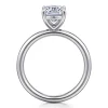 Discount Gabriel & Co. Lark - 14K White Gold Elongated Cushion Solitaire Engagement Ring