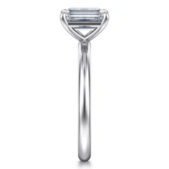 Outlet Gabriel & Co. Lark - 14K White Gold Emerald Cut Solitaire Engagement Ring