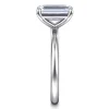 Gabriel & Co. Lark - 14K White Gold Emerald Cut Solitaire Engagement Ring