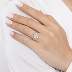 Online Gabriel & Co. Lark - 14K White Gold Marquise Shape Solitaire Engagement Ring