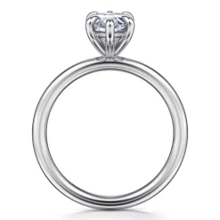 Clearance Gabriel & Co. Lark - 14K White Gold Marquise Shape Solitaire Engagement Ring
