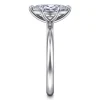 Clearance Gabriel & Co. Lark - 14K White Gold Marquise Shape Solitaire Engagement Ring