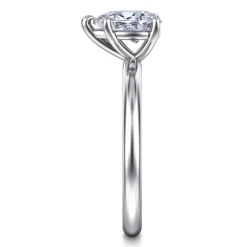 Hot Gabriel & Co. Lark - 14K White Gold Pear Shape Solitaire Engagement Ring
