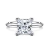 Discount Gabriel & Co. Lark - 14K White Gold Princess Cut Solitaire Engagement Ring