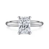 Sale Gabriel & Co. Lark - 14K White Gold Radiant Cut Solitaire Engagement Ring