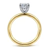 Online Gabriel & Co. Lark - 14K White Yellow Gold Oval Solitaire Engagement Ring