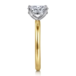 Online Gabriel & Co. Lark - 14K White Yellow Gold Oval Solitaire Engagement Ring