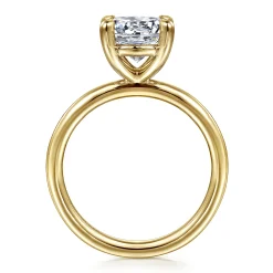 Outlet Gabriel & Co. Lark - 14K Yellow Gold Round Solitaire Engagement Ring