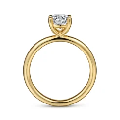 Gabriel & Co. Lark - 14K Yellow Gold Round Solitaire Engagement Ring
