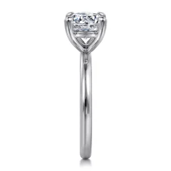 Outlet Gabriel & Co. Lark - Platinum Round Solitaire Diamond Engagement Ring