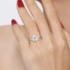 Hot Gabriel & Co. Lark - Platinum Round Solitaire Engagement Ring