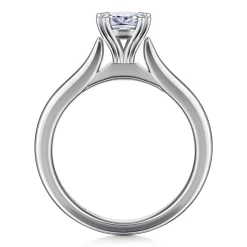 Outlet Gabriel & Co. Lauren - 14K White Gold Cushion Cut Diamond Engagement Ring