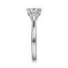 Hot Gabriel & Co. Lauren - 14K White Gold Oval Diamond Engagement Ring