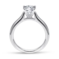 Clearance Gabriel & Co. Lauren - 14K White Gold Round Diamond Engagement Ring