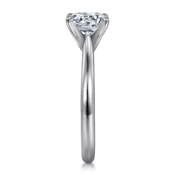 Online Gabriel & Co. Lauren - 14K White Gold Round Solitaire Diamond Engagement Ring