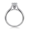New Gabriel & Co. Lauren - Platinum Round Diamond Solitaire Engagement Ring