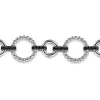 Discount Gabriel & Co. Link Chain Bracelet 925 Sterling Silver Black Spinel Bujukan
