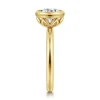 Discount Gabriel & Co. Linny - 14K Yellow Gold Round Bezel Set Diamond Engagement Ring