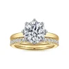 Online Gabriel & Co. Liona - 14K White-Yellow Gold Round Solitaire Diamond Engagement Ring