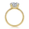 Outlet Gabriel & Co. Lorenzo - 14K Yellow Gold Round Diamond Engagement Ring
