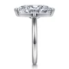 Gabriel & Co. Lou - 14K White Gold Marquise Shape Solitaire Diamond Engagement Ring