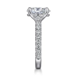 Sale Gabriel & Co. Luciole - 14K White Gold Oval Diamond Engagement Ring