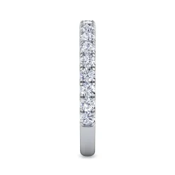 Hot Gabriel & Co. Madrid - 14K White Gold French Pave Diamond Wedding Band - 0.72 ct