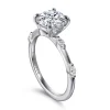 Gabriel & Co. Marline - 14K White Gold Round Diamond Engagement Ring