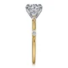 Outlet Gabriel & Co. Marline - 14K White -Yellow Gold Round Diamond Engagement Ring