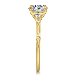 Discount Gabriel & Co. Marline - 14K Yellow Gold Round Diamond Engagement Ring